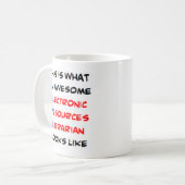 図書館電子資料素晴らし、 コーヒーマグカップ (正面左)