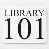 図書館101 マウスパッド (正面)