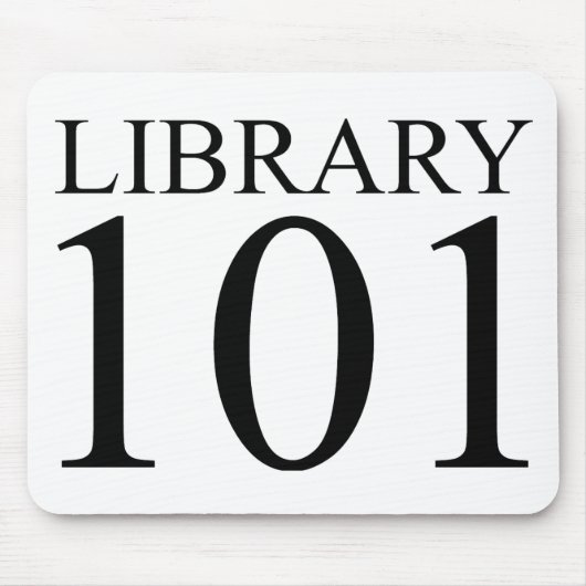 図書館101 マウスパッド (正面)