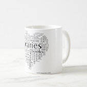 図書館5を救って下さい コーヒーマグカップ (正面右)