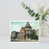 図書館、クインシー1914ヴィンテージ ポストカード (スタンド正面)