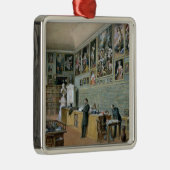 図書館 メタルオーナメント (右)