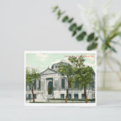 図書館、リンカーン、ネブラスカ ヴィンテージ ポストカード (スタンド正面)