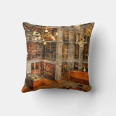 図書館-文学的なクラシック1905年 クッション (裏面)