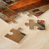 図書館-文学的なクラシック1905年 ジグソーパズル (側面)