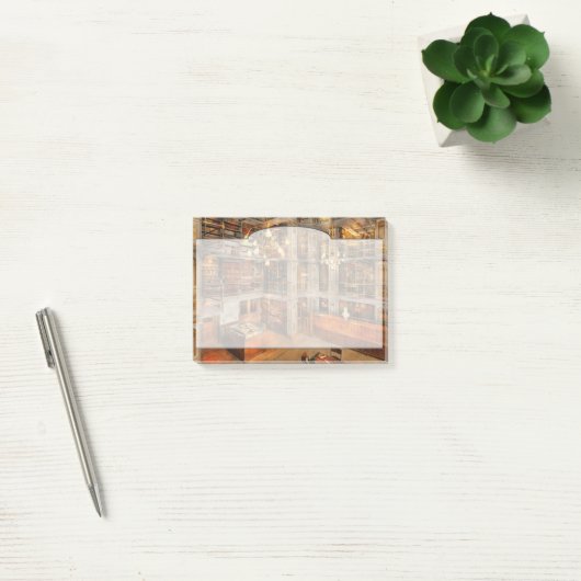 図書館-文学的なクラシック1905年 ポストイット (オフィス)