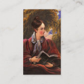 図書館、本屋、図書見本市のためのヴィンテージの一見カード 名刺 (裏面)