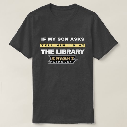 図書館 Tシャツ (デザイン正面)