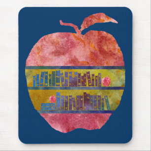 図書館Apple マウスパッド