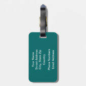 図書館Apple ラゲッジタグ (裏面縦)