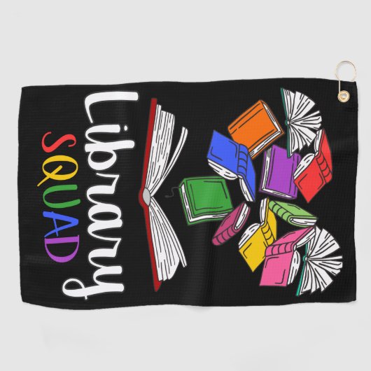 図書館Squad I ゴルフタオル (横)