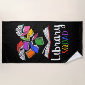 図書館Squad I ビーチタオル (正面)