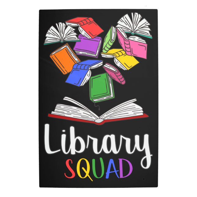 図書館Squad I メタルプリント (正面)