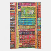 図書 キッチンタオル (縦)