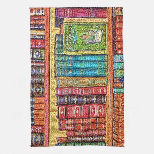 図書 キッチンタオル (縦)