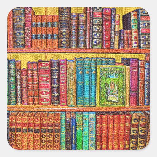 図書 スクエアシール (正面)