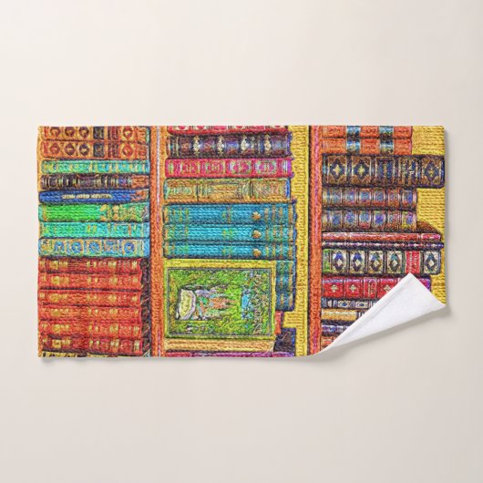 図書 バスタオルセット (ハンドタオル)