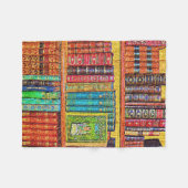 図書 フリースブランケット (正面(横))