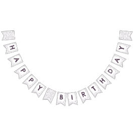 図紙吹雪水色ドット束フラグ バンティングフラッグ