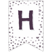 図紙吹雪水色ドット束フラグ バンティングフラッグ (第2の旗)