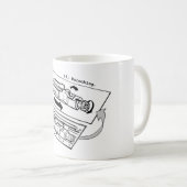 図表のコーヒー・マグの鍵を開けているAR 15 BCG コーヒーマグカップ (正面右)