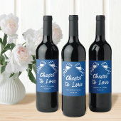 図解入りの、写真付きのお洒落おもしろい結婚応援 ワインラベル