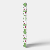 図解入りの、写真付きのなサボテン及びピンクの花模様 Case-Mate iPhoneケース (裏面 / 右)