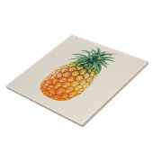 図解入りの、写真付きのなパイナップルデザイン タイル (側面)