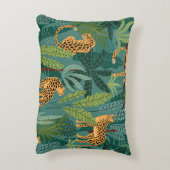 図解入りの、写真付きのなヒョウのデザイン アクセントクッション (裏面(縦))