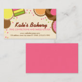 図解入りの、写真付きのなベーカリーの名刺 名刺 (正面/裏面)