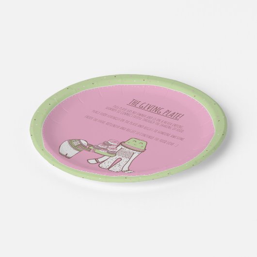 図解入りの、写真付きのな与えるプレート ペーパープレート (アングル)