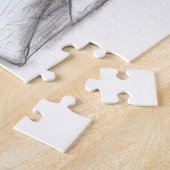 図解入りの、写真付きのな新郎新婦 ジグソーパズル (側面)