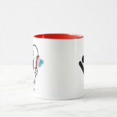 図解入りの、写真付きのな歯科医の椅子および歯 マグカップ (中央)