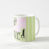 図解入りの、写真付きのな鳥のコーヒー・マグ コーヒーマグカップ (正面右)