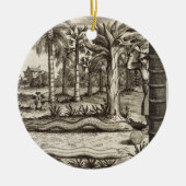 「図解入りの、写真付きのなAthan著」中国からの石造りのヘビ、 セラミックオーナメント (正面)