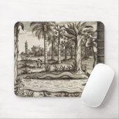 「図解入りの、写真付きのなAthan著」中国からの石造りのヘビ、 マウスパッド (マウス)