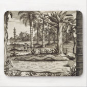 「図解入りの、写真付きのなAthan著」中国からの石造りのヘビ、 マウスパッド (正面)