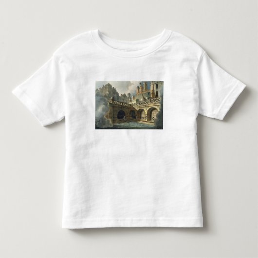 「図解入りの、写真付きのなBathからの女王のBathのの中、 トドラーTシャツ (正面)
