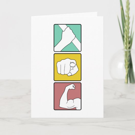 図解入りの、写真付きのなFESTIVUS シーズンカード (正面)