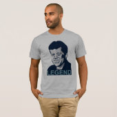 図解入りの、写真付きのなJFK - Tシャツ (正面フル)