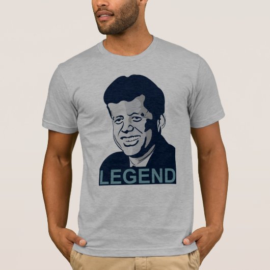 図解入りの、写真付きのなJFK - Tシャツ (正面)