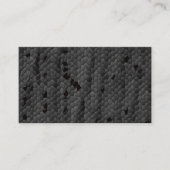 図解入りの、写真付きののブラックマンバ、芸術のプリント、 名刺 (正面)