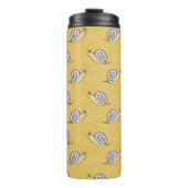 図解入りの、写真付きのカタツムリと渦巻き模様 タンブラー (正面)