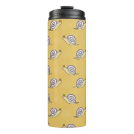 図解入りの、写真付きのカタツムリと渦巻き模様 タンブラー