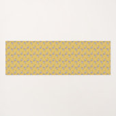 図解入りの、写真付きのカタツムリと渦巻き模様 ヨガマット (裏面(横))