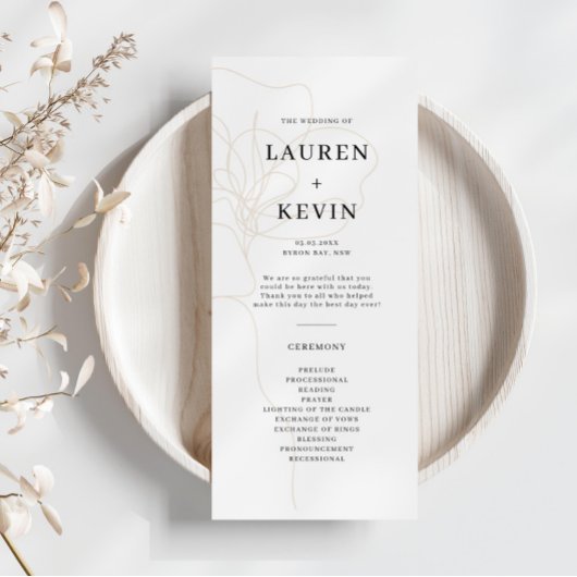 図解入りの、写真付きのバラ式結婚プログラム