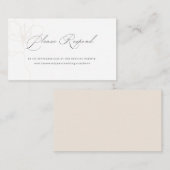 図解入りの、写真付きのバラ結婚のWebサイトRSVP エンクロージャーカード (正面/裏面)