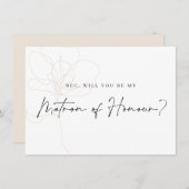 図解入りの、写真付きのバラ花嫁プロポーザル・カード サンキューカード (正面/裏面)