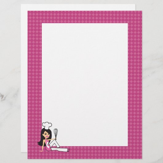 図解入りの、写真付きのレシピのページ (正面/裏面)