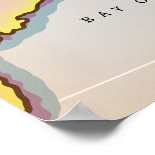 図解入りの、写真付きの中国図 ポスター (角)